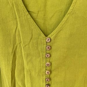 Handwoven Pistachio Green Shirt